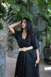 Black Marakesh Midi Dress