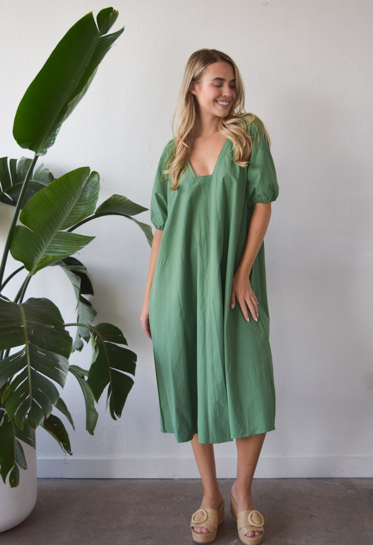 Green Marakesh Midi Dress