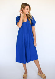 Cerulean Blue Marakesh Midi Dress