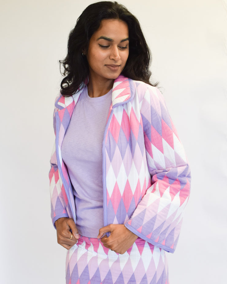 Quilted Cropped Farm Jacket