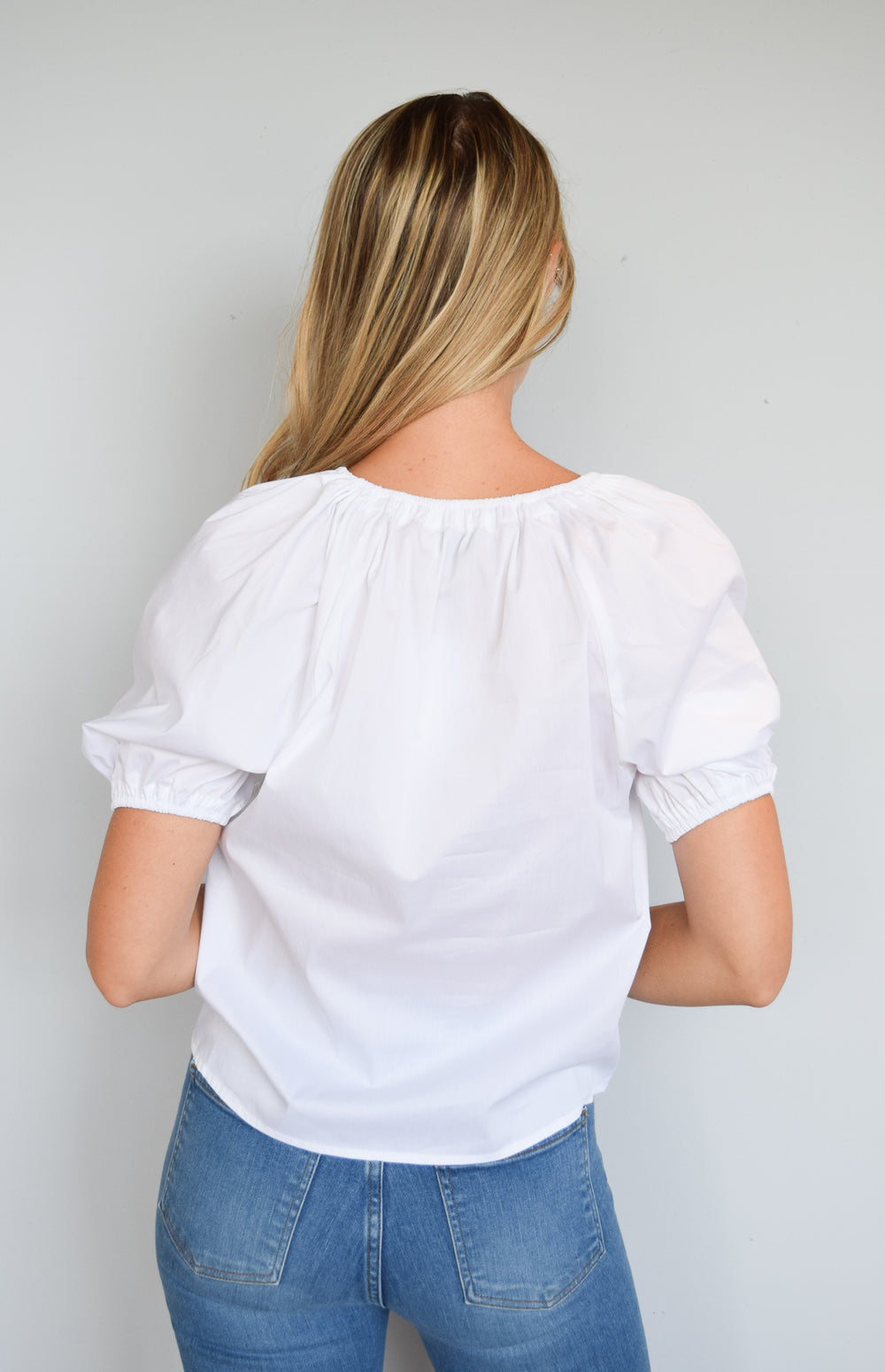 Marakesh Top White Poplin