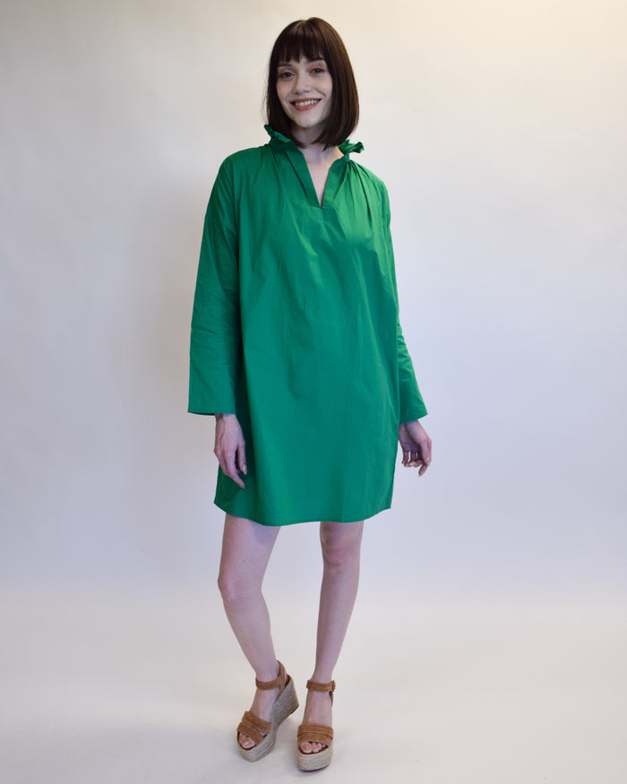 Vicki Long Sleeve Dress Kelly Green