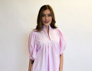 High Neck Top Peony Pink
