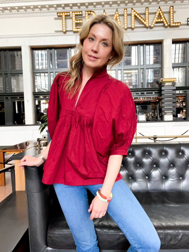 Ruby High Neck Top