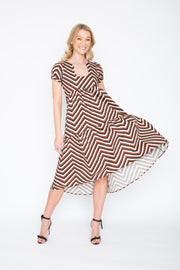 Safari Chevron Horseshoe Dress