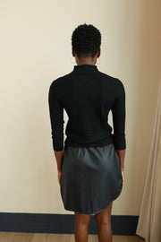 Black Slim Fit Sweater