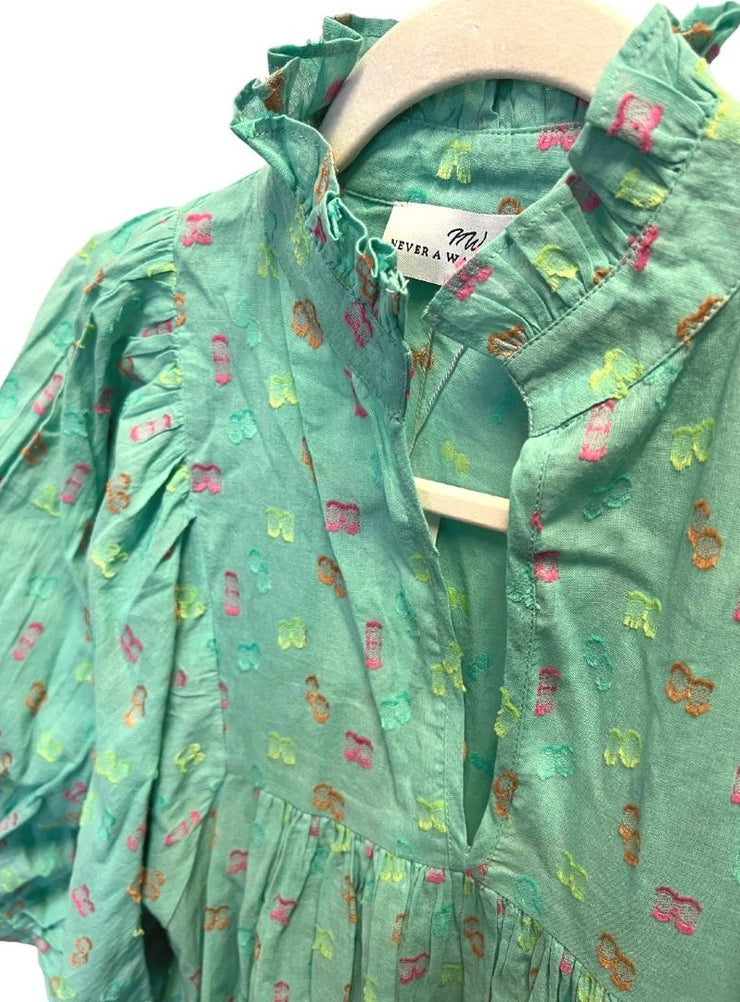 Confetti High Neck Dress